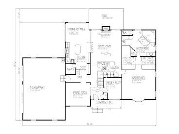 1st Floor Plan, 068H-0037