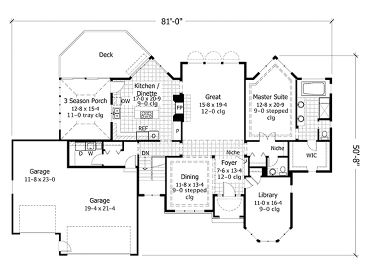 Floor Plan, 023H-0056