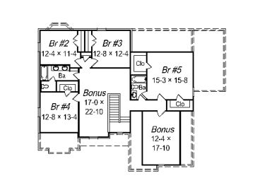 2nd Floor Plan, 061H-0116