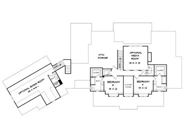 2nd Floor Plan, 019H-0170