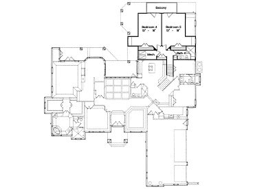 2nd Floor Plan, 043H-0218