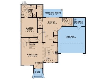 1st Floor Plan, 074H-0159