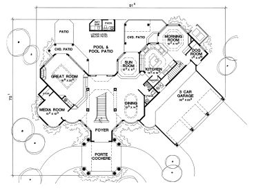 1st Floor Plan, 036H-0085