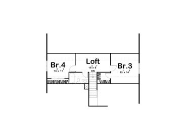 2nd Floor Plan, 050H-0271
