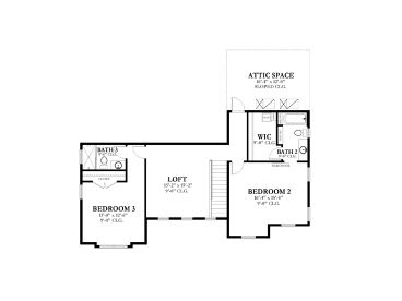 2nd Floor Plan, 064H-0143