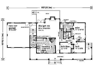 Floor Plan, 032H-0065