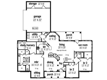 Floor Plan, 021H-0129