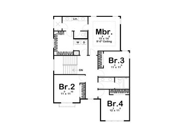2nd Floor Plan, 050H-0265