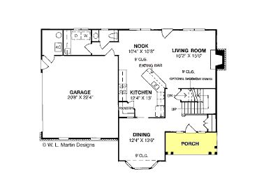 1st Floor Plan, 059H-0040