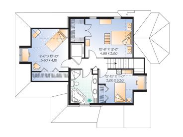 2nd Floor Plan, 027H-0341