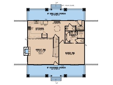 1st Floor Plan, 074H-0193