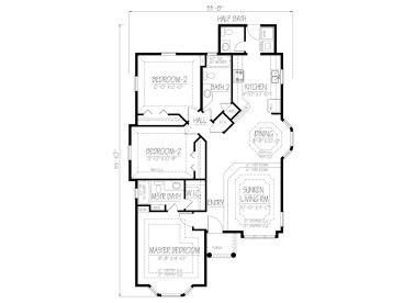 Floor Plan, 068H-0011