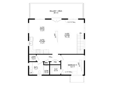 2nd Floor Plan, 062G-0458