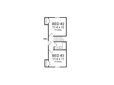2nd Floor Plan, 059H-0125