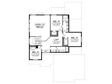 2nd Floor Plan, 020H-0451