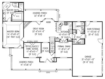 1st Floor Plan, 044H-0015