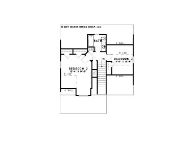 2nd Floor Plan, 025H-0155