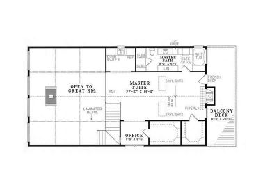 2nd Floor Plan, 025H-0027