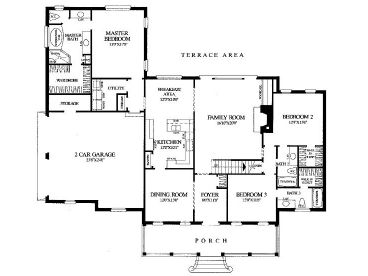 1st Floor Plan, 063H-0042
