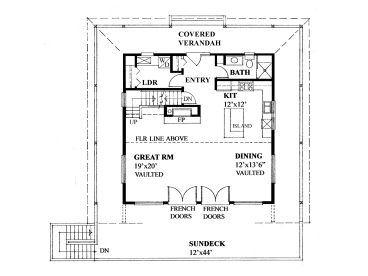 1st Floor Plan, 010H-0030