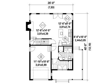 1st Floor Plan, 072H-0129