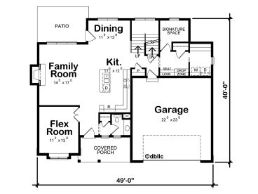 1st Floor Plan, 031H-0282