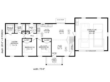 Floor Plan, 062H-0362