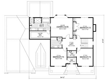 2nd Floor Plan, 023H-0080