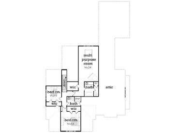 2nd Floor Plan, 021H-0262