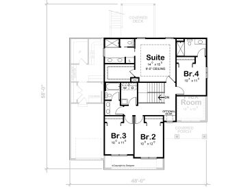 2nd Floor Plan, 031H-0493