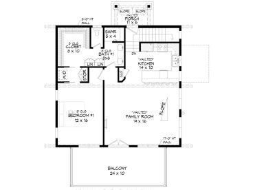 2nd Floor Plan, 062H-0443