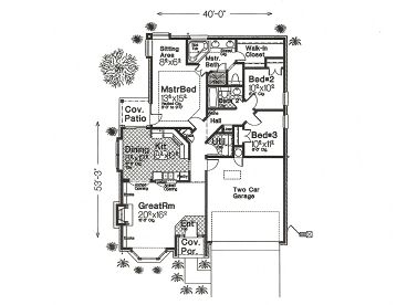 Floor Plan, 002H-0083