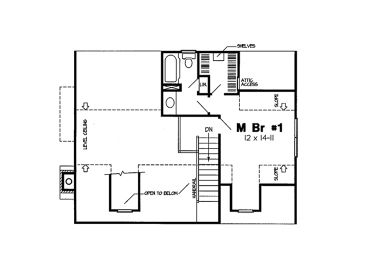 2nd Floor Plan, 047H-0048