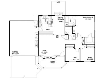 Floor Plan, 013H-0067