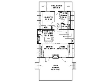 1st Floor Plan, 012H-0326