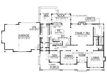 1st Floor Plan, 026H-0062