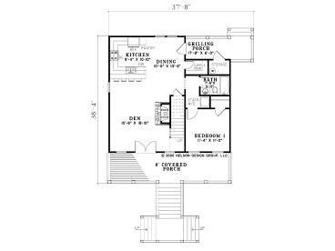 1st Floor Plan, 025H-0150