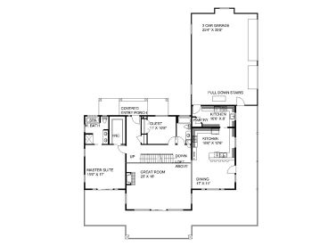 1st Floor Plan, 012H-0193