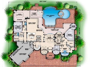 1st Floor Plan, 040H-0035