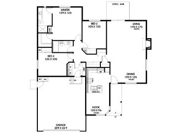 Floor Plan, 013H-0052