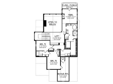 2nd Floor Plan, 020H-0455