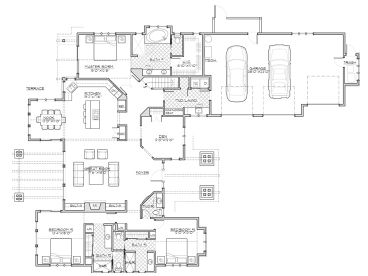 1st Floor Plan, 081H-0007