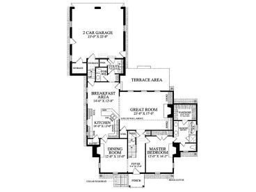 1st Floor Plan, 063H-0075