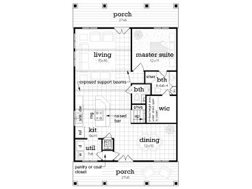 1st Floor Plan, 021H-0296