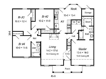 Floor Plan, 061H-0020 