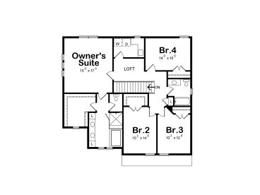 2nd Floor Plan, 031H-0383
