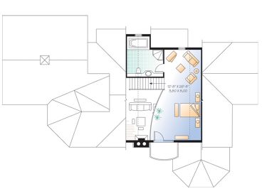 2nd Floor Plan, 027H-0105