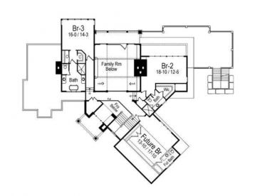 2nd Floor Plan, 071H-0006