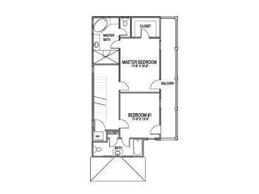 2nd Floor Plan, 058H-0099