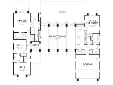 Floor Plan, 034H-0283
